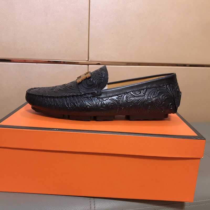 H**mes leather shoes